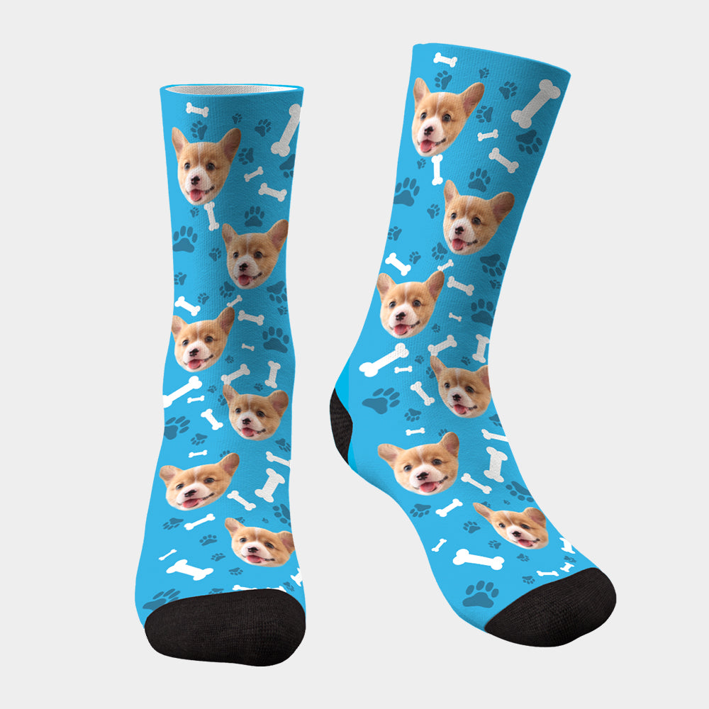 Custom Pet Theme Socks | MyFaceBoxer